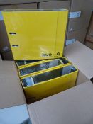 Four Packs of Three Lever Arch Folders (Lemon)