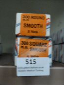 *Box of 5 300mm Round Smooth Files and a Box of 5