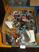 Box of Mixed Costume Jewellery, etc.