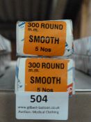 *Two Boxes of 5 300mm Round Smooth Files