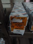 *Two Boxes of 10 200mm Flat Smooth Files