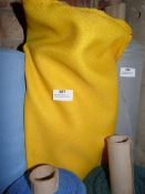 30m by 5ft Roll of Yellow Crepe Cloth