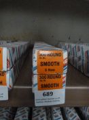 *Two Boxes of 5 300mm Round Smooth Files