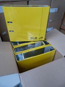 Four Packs of Three Lever Arch Folders (Lemon)