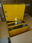 Four Packs of Three Lever Arch Folders (Lemon)