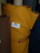 19m by 4ft Roll of Gold Crepe Cloth