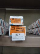 *Box of 10 200mm Square Smooth Files and a Box of