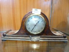 Bright & Sons Oak Cased Mantel Clock