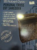 *Robert Dyas Personal Cross Cut Shredder