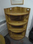 *Set of Wooden Corner Shelves