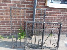 Two Wrought Metal Gates