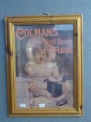 Pine Framed Print - Coleman' Self Raising Flour