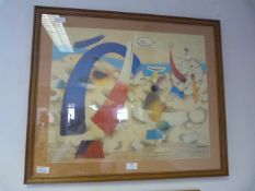 Framed Print - Metaphysical Beach by Baumeister