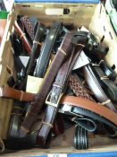 Box of Assorted Belts