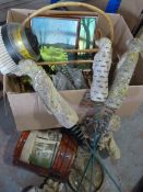 Box Containing Garden Ornaments, etc.
