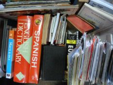 Box of Ordnance Survey Maps, Travel Guides, etc.