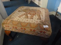 Indian Upholstered Stool