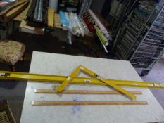 *Large Set Square, Two 1m Rules and a 72