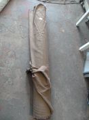 *Roll of Brown Fabric