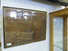 Framed Map of Yorkshire