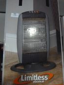*Limitless Oscillating Halogen Heater