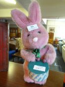 Vintage Battery Operated Pink Rabbit