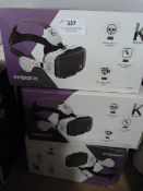 *Three Immersion VR Headsets