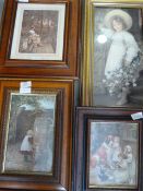 Four Victorian Themed Prints