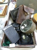 Small Case Containing Vintage Camera Equipment