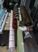 *Nine Small Fabric Blinds