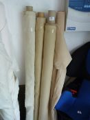 *Four Rolls of Faun/Beige Fabric