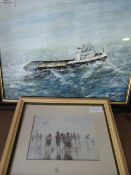 Two Sea Side Themed Prints