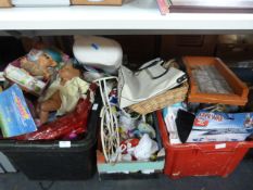 Three Boxes of Children's Toys, Dolls, Truck, Neck