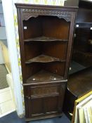 Mahogany Corner Cupboard