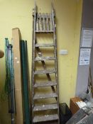 Eight Tread Wooden Steps