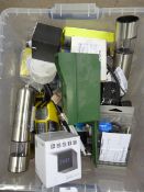 *Box Containing Clock, Stu Sensor, Earphones, etc.