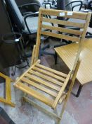 Folding Wooden Chair