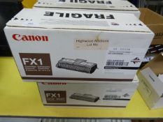 Four Canon FX Ink Cartridges
