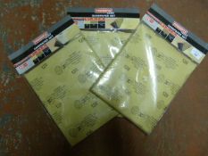 *Three Packs of Powerfix Sandpaper
