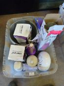 *Box Containing, Lava Lamps, Karaoke Mics, etc.