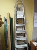 Seven Tread Aluminium Steps