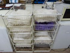 Two Five Teir Storage Racks