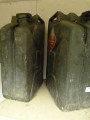 Two Metal Jerry Cans