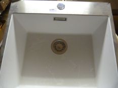 *Stainless Steel Rimmed Blanco Kitchen Sink