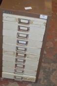 Bisley 10 Drawer Metal Cabinet