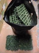 Twenty Pieces of Artificial Fence Screening