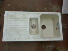 *White Sink with Drainer