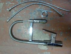 *Chrome Kitchen Mixer Tap with Sprayer