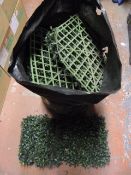 Twenty Pieces of Artificial Fence Screening