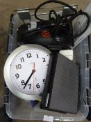 *Box Containing Scales, Iron, Clocks, etc.